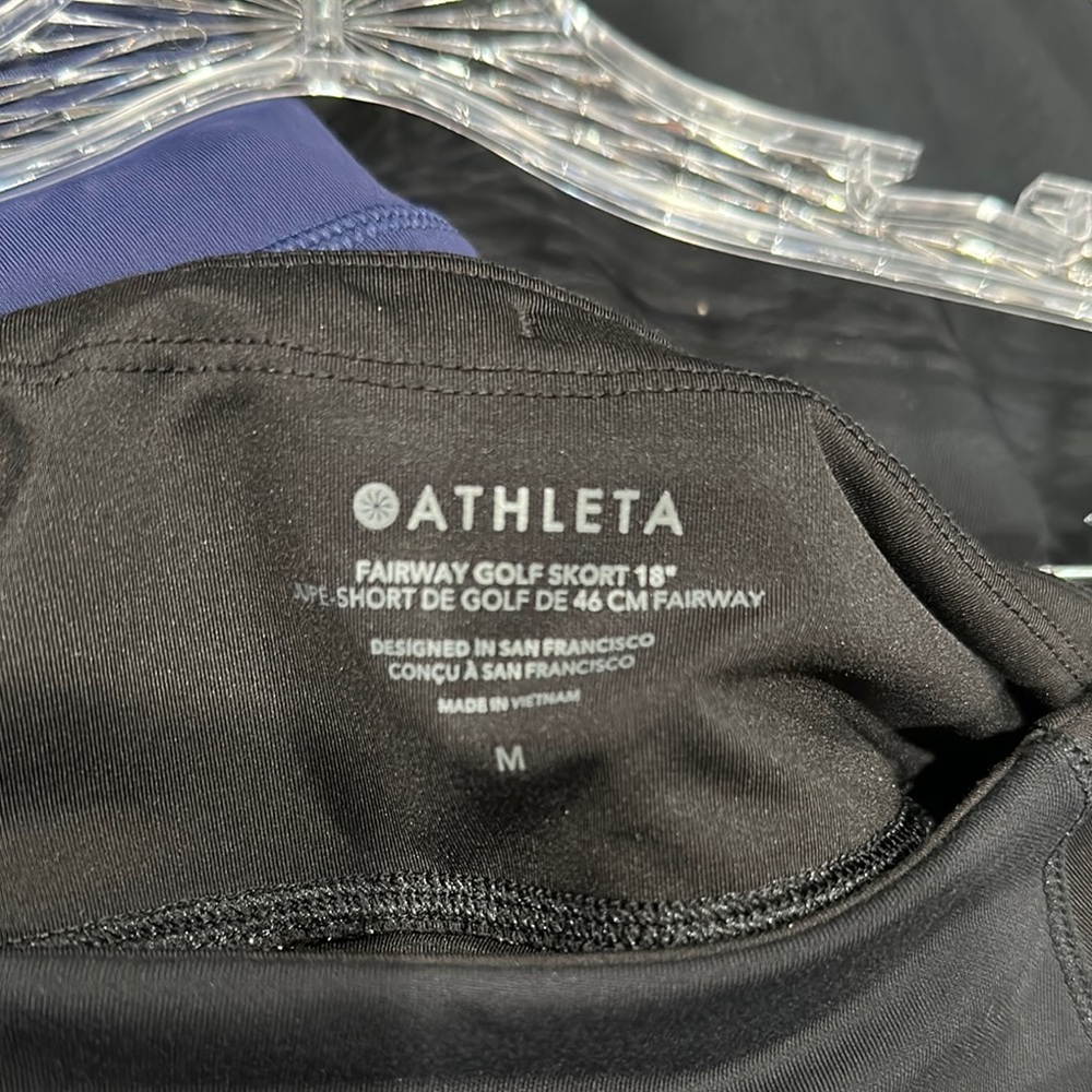 Athleta Black Fairway Golf Skort